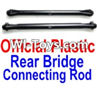 FeiYue FY-01 Spare Parts-21-05 F12026 Official Plastic Rear Bridge connecting rod(2pcs),FeiYue FY-01 RC Car Parts,FY01 FY-01 RC Truck Spare parts Accessories,1:12 4WD High Speed Buggy Parts